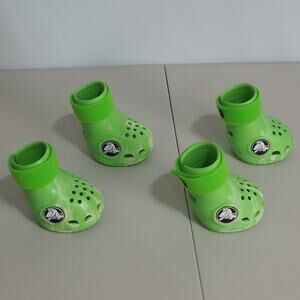 Limited Edition Crocs for Dogs Boots Lime Green. Crocs For Large Dogs Bark Box